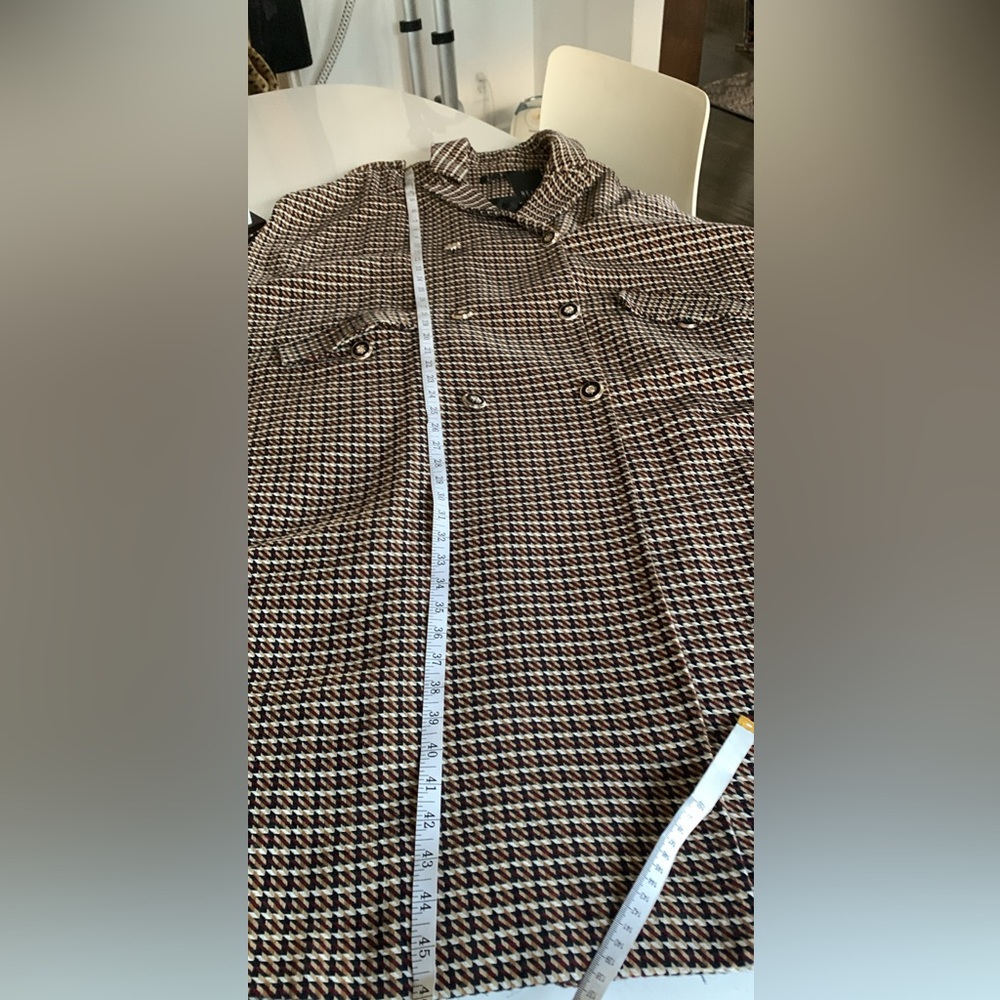 Chic Houndstooth Long Cape size 10-12 - Picture 9 of 9